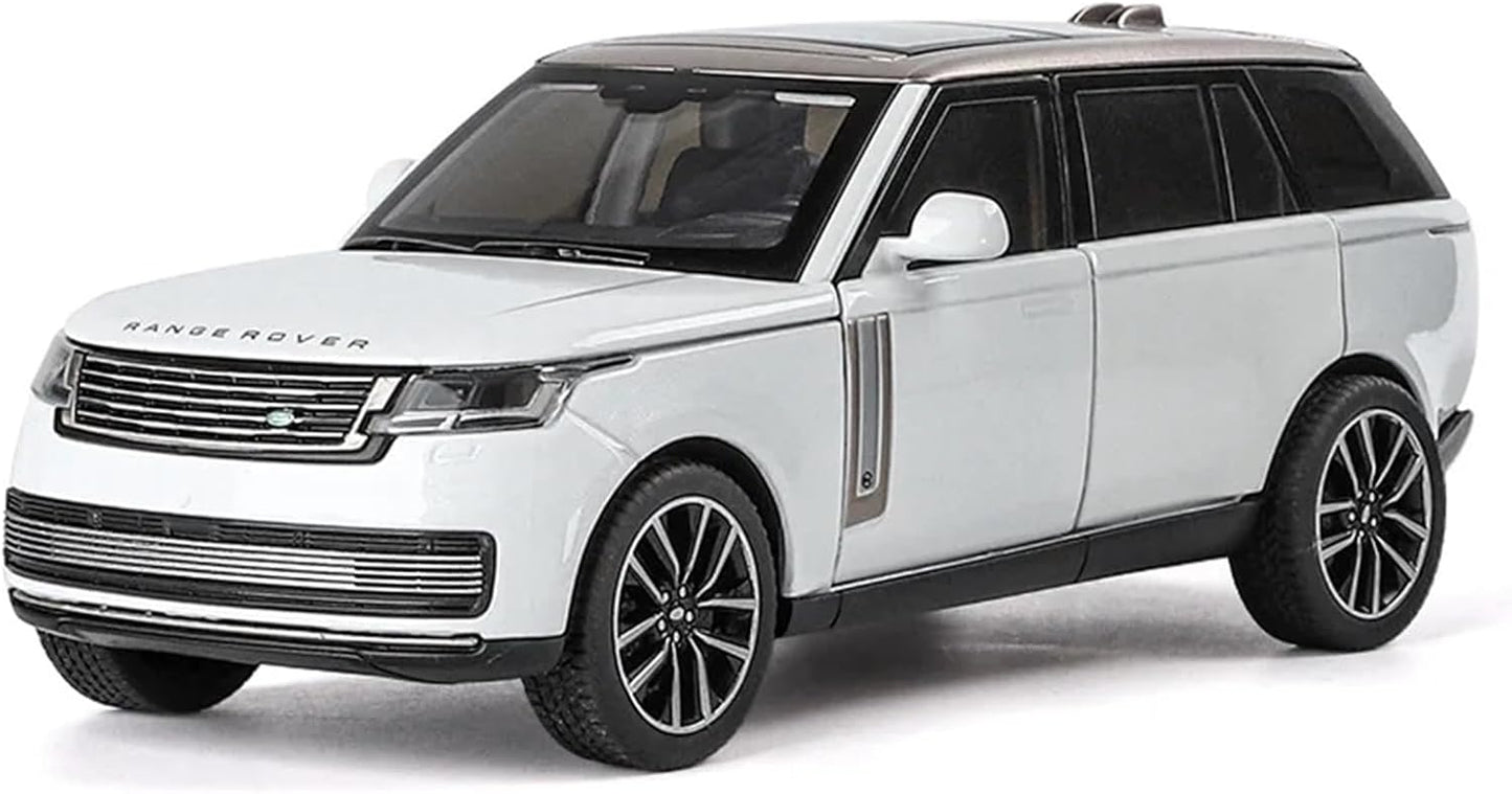 Haizol Land Range Rover Model Car Metal Diecast 1:32 Scale Metal Pullback Openable Doors Flashing Light and Musical