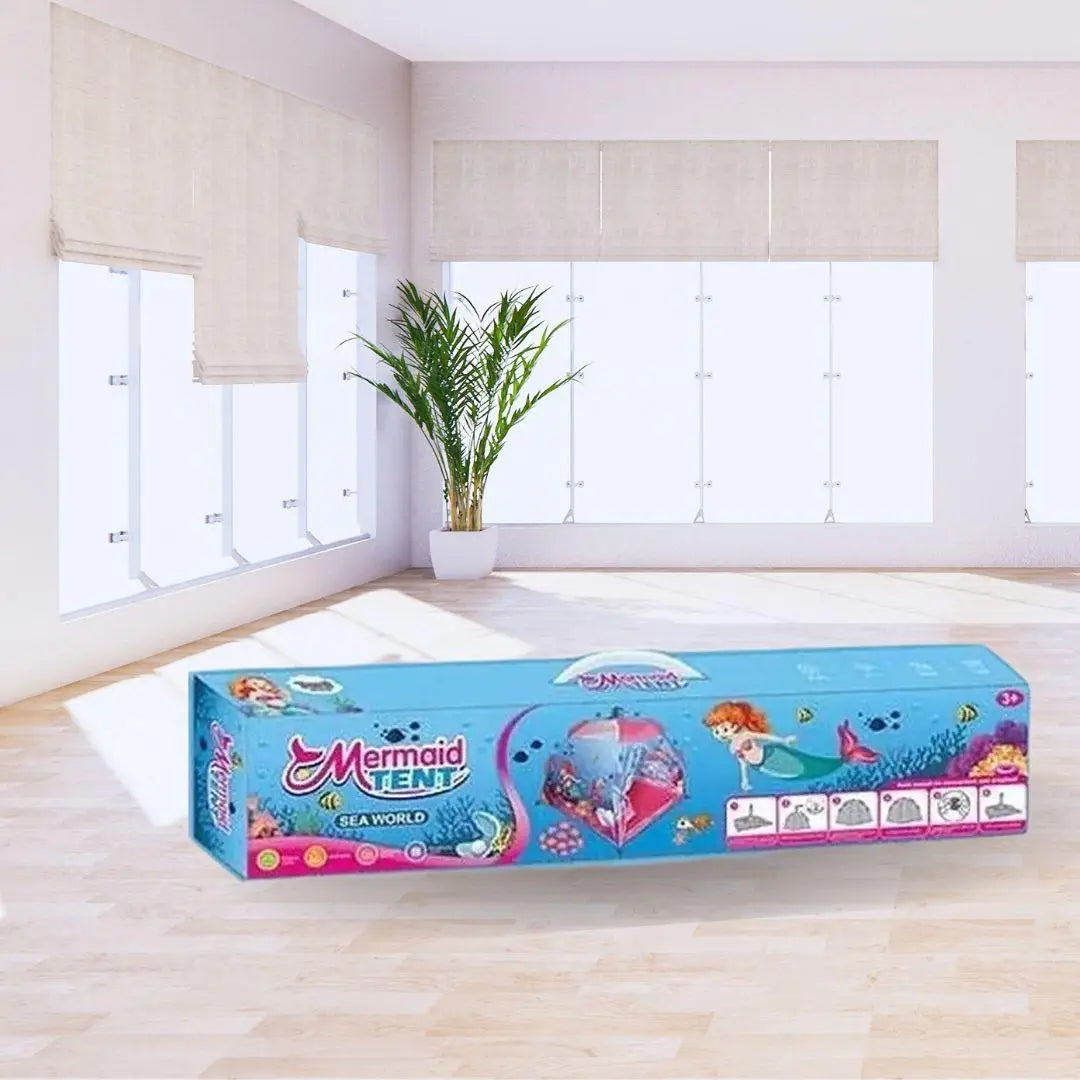 Mermaid Tent , Mermaid Outdoor & Indoor Tent for Kids 120*120*108 CM