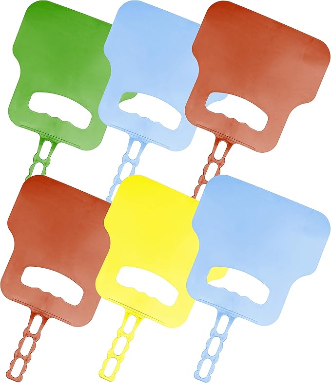 Plastic Heat Resistant Barbecue Manual Hand Fan BBQ Flame Blower for Outdoor Picnic, 3 -Pieces