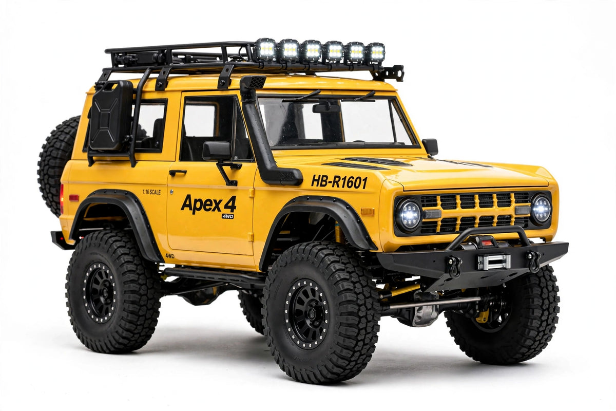 HB-R1601 Apex 4, 1:16 scale, 4WD RC crawler