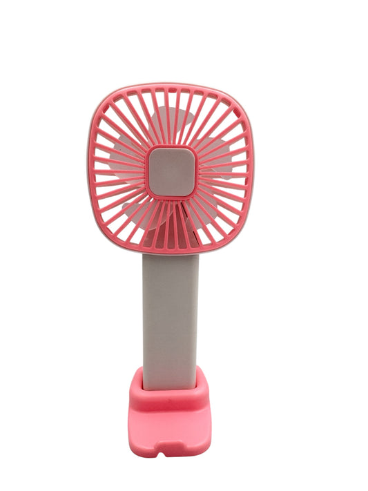 Portable Mini Fan Handheld Fan Rechargeable With Flashlight,3 Speeds Personal Small Hand Fan for Travel Makeup Eyelash Fan for Stylish Kids Girls Women USB