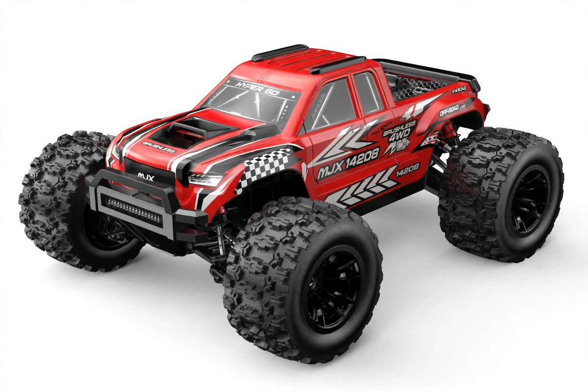 MJX Hyper Go 14208 - 1/14 Scale 4WD Brushless Off-Road Monster Truck - 41km/h RTR