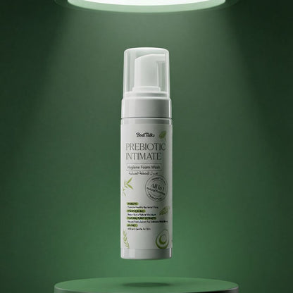 Prebiotic intimate Hygiene Foam Wash 9 Natural Plant Extracts 180ml