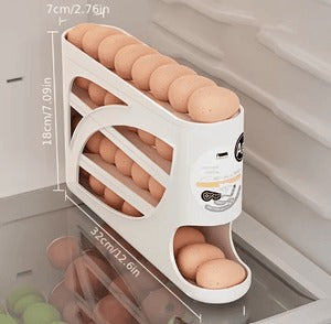 Rolling Egg Dispenser Rack