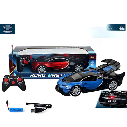 Haizol DIVO Remote Control Car for Boys Girls, 1:14 Scale 15Km/h Fast RC Race Cars with Open Door With Front and Rear Lights 2.4Ghz