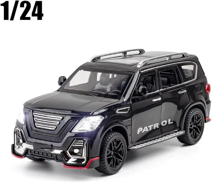 1:24  Nissan Patrol Diecast Car Model Pullback with light, sound & Smoke