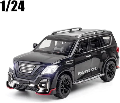 1:24  Nissan Patrol Diecast Car Model Pullback with light, sound & Smoke