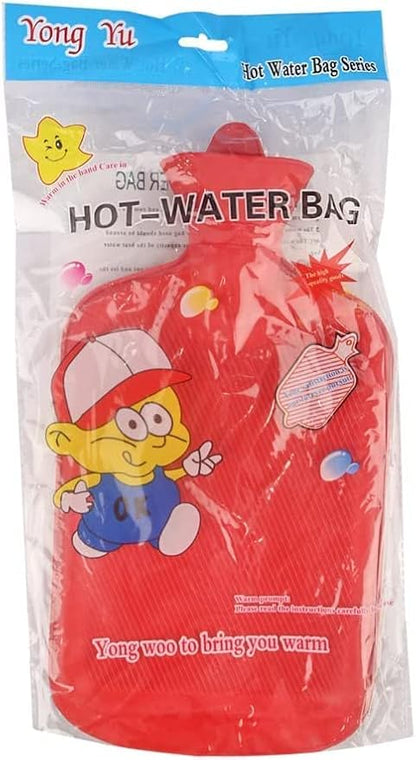 Hot Water Bottle Rubber Hot Water Bottle Pain Relief Hot Bag For Menstrual Cramps 2L