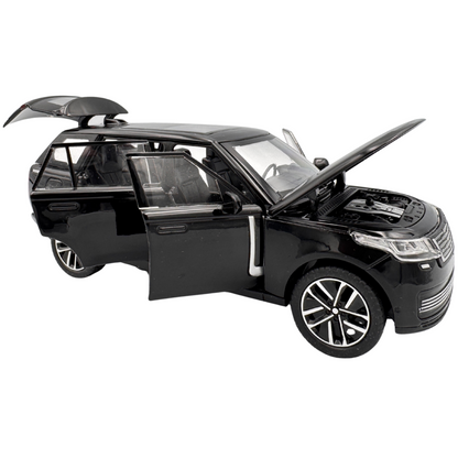 Haizol Land Range Rover Model Car Metal Diecast 1:32 Scale Metal Pullback Openable Doors Flashing Light and Musical