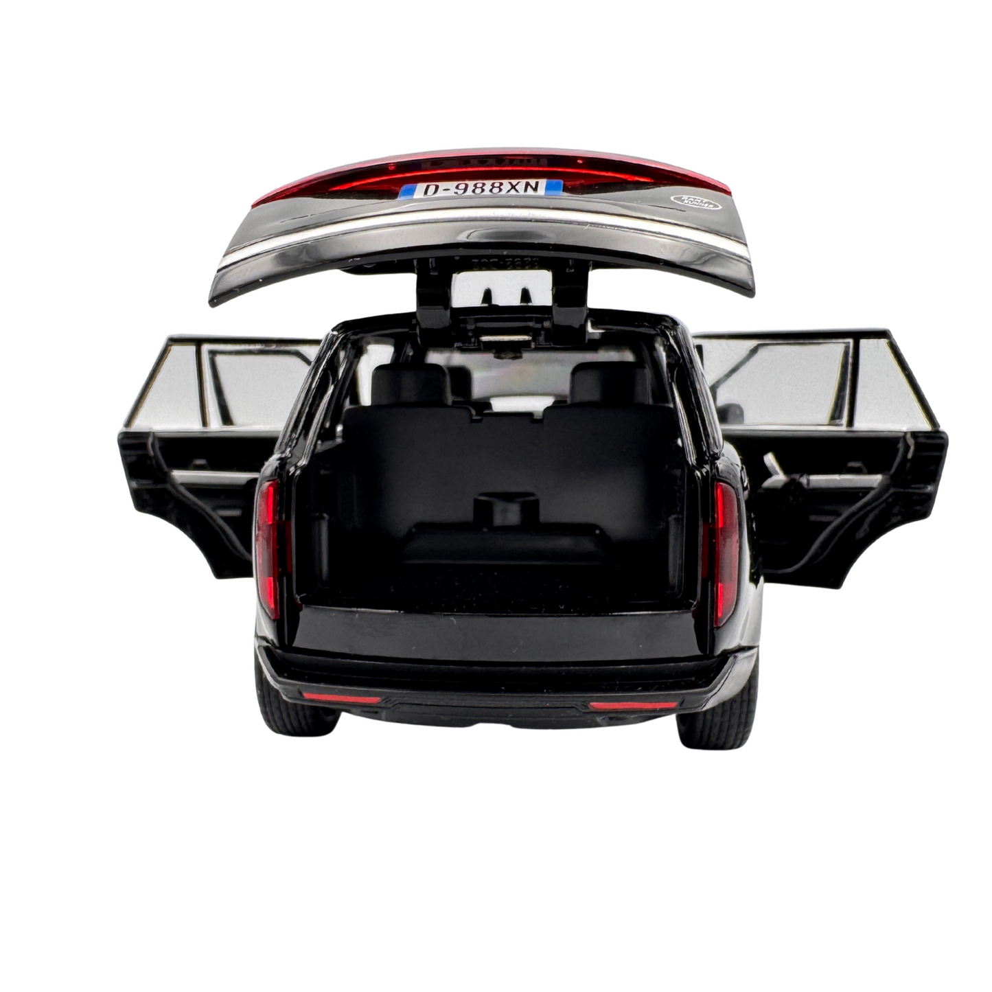 Haizol Land Range Rover Model Car Metal Diecast 1:32 Scale Metal Pullback Openable Doors Flashing Light and Musical