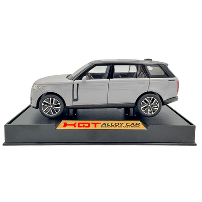 Haizol Land Range Rover Model Car Metal Diecast 1:32 Scale Metal Pullback Openable Doors Flashing Light and Musical