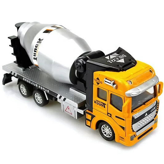 Haizol Engineering Truck Model Cement Concrete Mixer 1:50 Scale Dumpers Diecasts Toy Vehicles for Boys Concrete Mixer