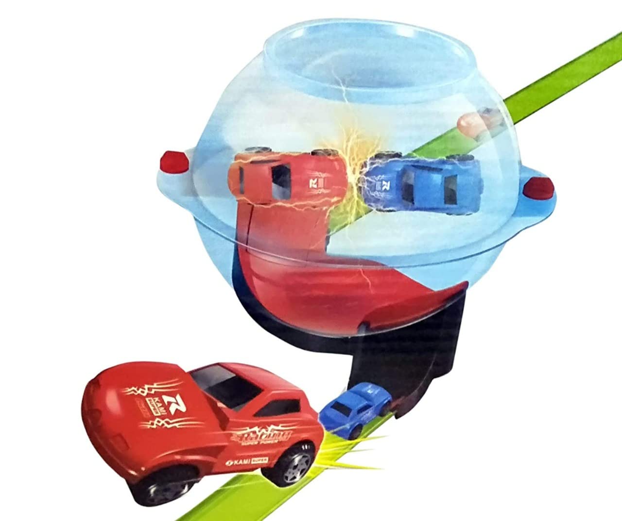 Haizol Rapid World Orbital Racing Series with Track plus 2 cars for Kids 2 player Set, 3+y Age
