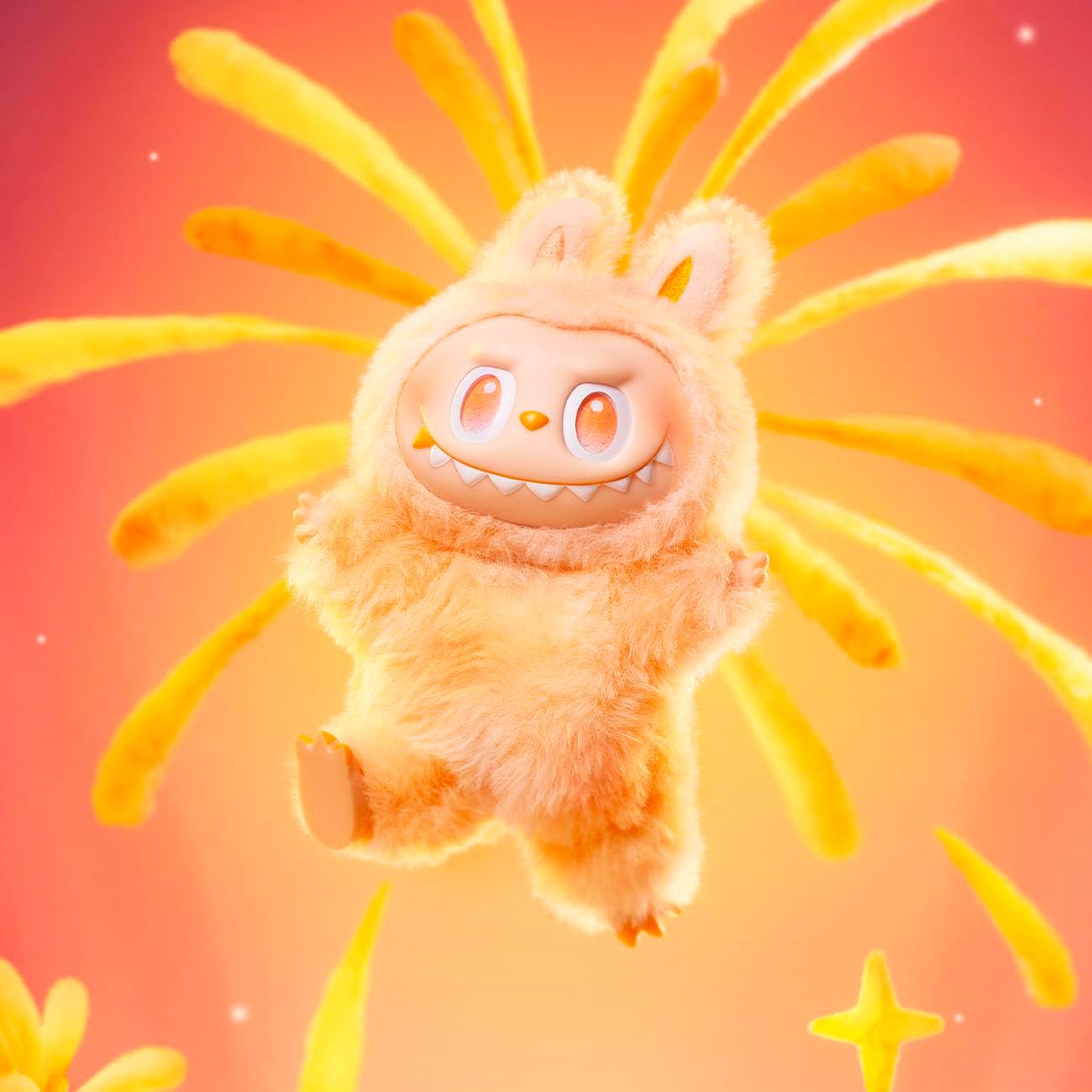 عبوة واحدة من صندوق LABUBU The Monsters Blind Box Big Into Energy الإصدار 3 من سلسلة Surprise Vinyl