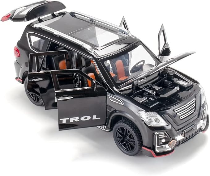 1:24  Nissan Patrol Diecast Car Model Pullback with light, sound & Smoke