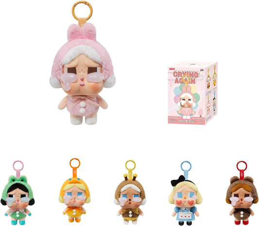 Crybaby Tears Factory Series - Vinyl face Plush Blind Box, 6PCs Crybaby Blind Box Figures, Random Design Action Figures Collectible Toys Home Decorations, Holiday Birthday Gifts, Whole Set
