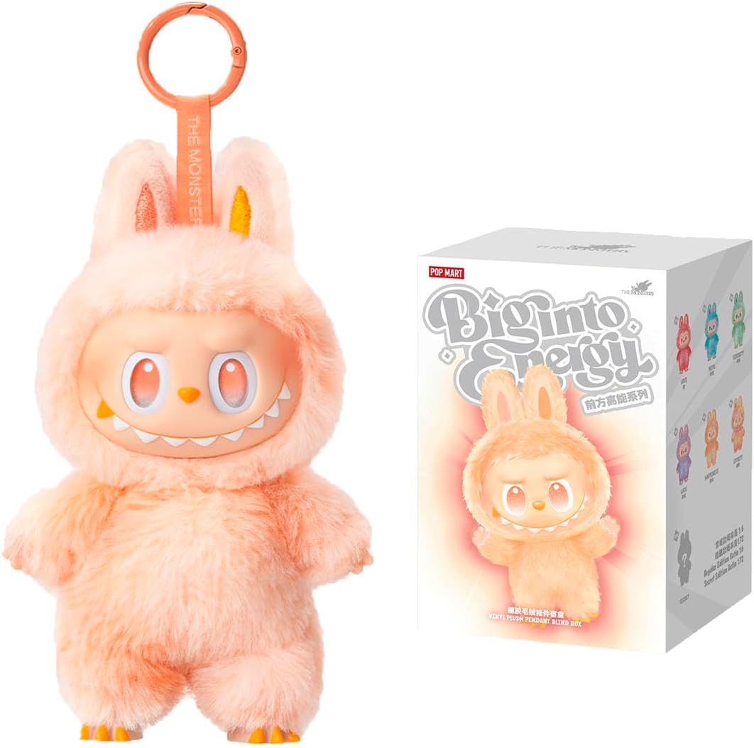 عبوة واحدة من صندوق LABUBU The Monsters Blind Box Big Into Energy الإصدار 3 من سلسلة Surprise Vinyl