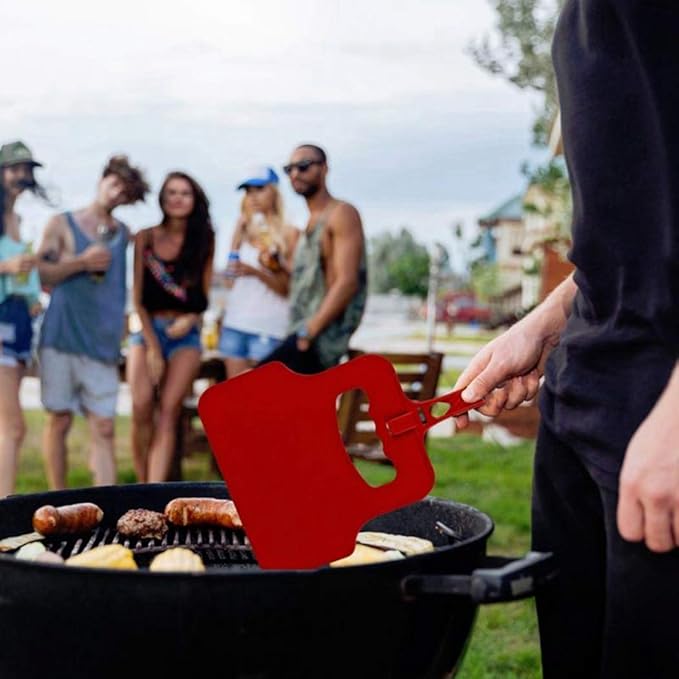 Plastic Heat Resistant Barbecue Manual Hand Fan BBQ Flame Blower for Outdoor Picnic, 3 -Pieces