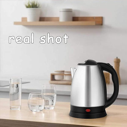 generic Electric Kettle, 2L Stainless Steel Tea Kettle, Water Warmer With Auto Shut Off And Boil Dry Protection Tech, BPA Free Cordless Water Boiler For Coffee, Tea, Beverages