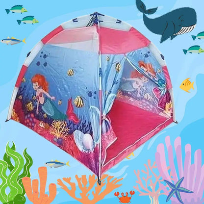 Mermaid Tent , Mermaid Outdoor & Indoor Tent for Kids  120*120*108 CM