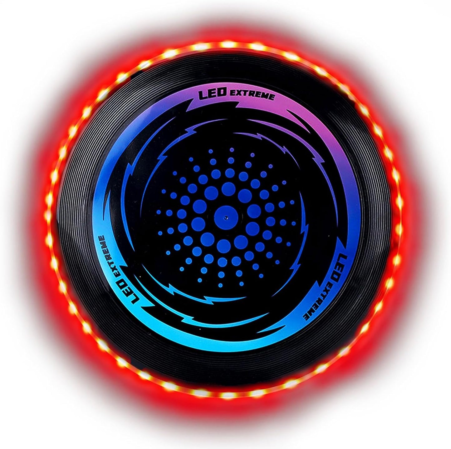 ألتيميت فريسبي LED، فريسبي LED، قرص طائر مضيء مع 49 مصباح LED، قرص طائر ناعم مضيء للبالغين والأطفال