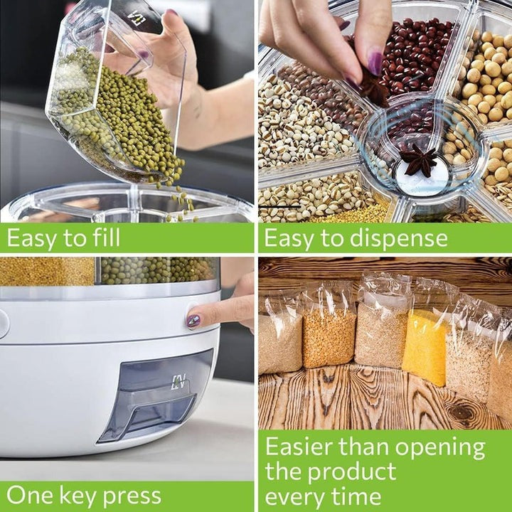 360 Degree Rotating Dry Food Dispenser
