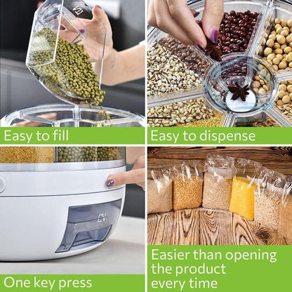 360 Degree Rotating Dry Food Dispenser