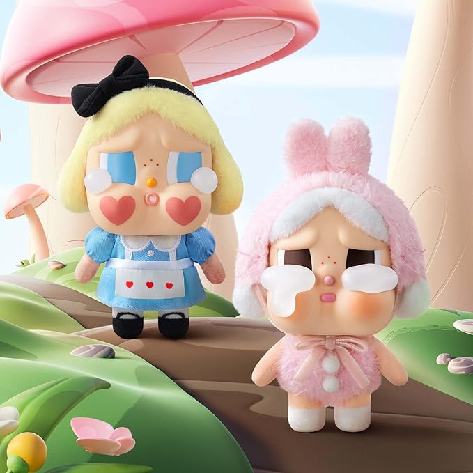 Crybaby Tears Factory Series - Vinyl face Plush Blind Box, 6PCs Crybaby Blind Box Figures, Random Design Action Figures Collectible Toys Home Decorations, Holiday Birthday Gifts, Whole Set