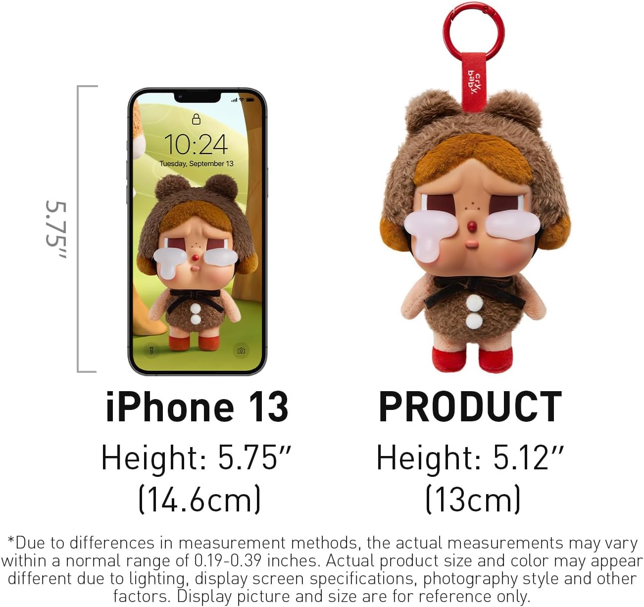 Crybaby Tears Factory Series - Vinyl face Plush Blind Box, Crybaby Blind Box Figures, Random Design Action Figures Collectible Toys Home Decorations, Holiday Birthday Gifts, Single Box