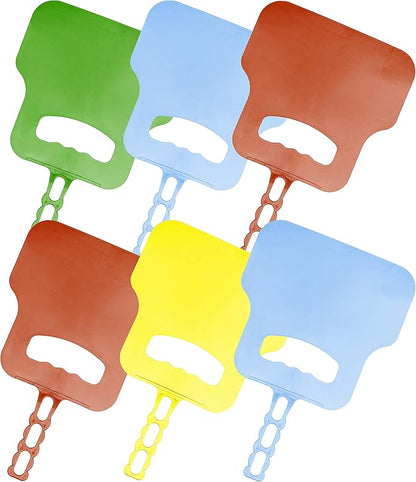 Plastic Heat Resistant Barbecue Manual Hand Fan BBQ Flame Blower for Outdoor Picnic, 3 -Pieces