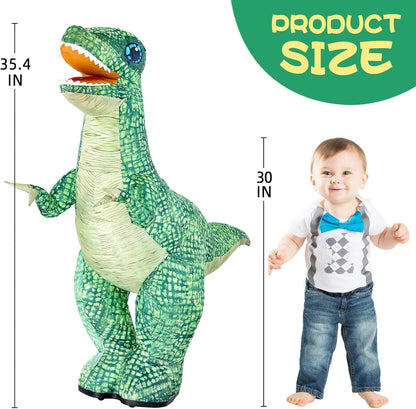 Remote Control Dinosaur Toys, Realistic Electric 2.4GHz Remote Control Inflatable Dinosaur Toy, with 360°Rotation, Forward & Backward, Rechargeable Walking Dinosaur Toy for Kids 3+ Birthday Gifts