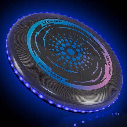 ألتيميت فريسبي LED، فريسبي LED، قرص طائر مضيء مع 49 مصباح LED، قرص طائر ناعم مضيء للبالغين والأطفال