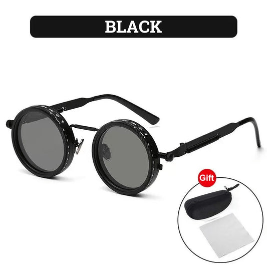 Adjustable Rounded  Lenses Retro Sunglasses
