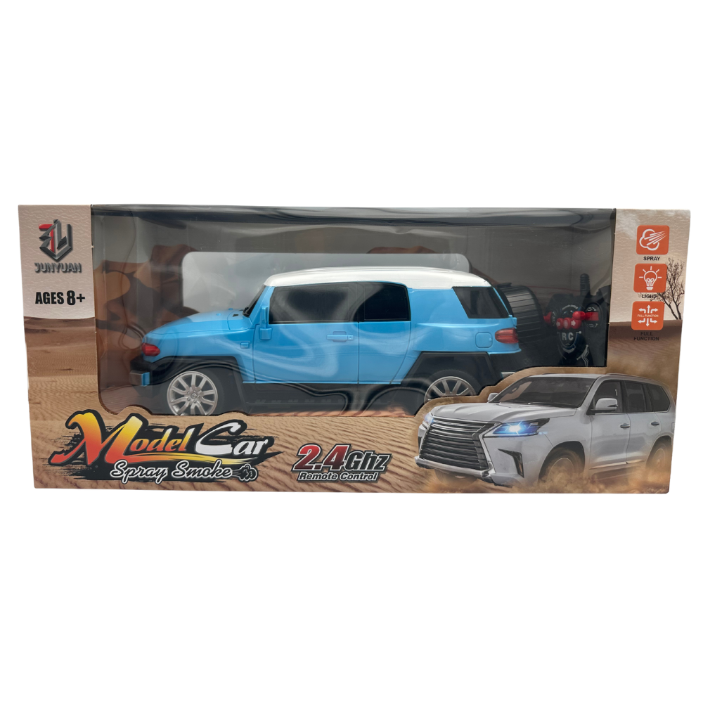 Haizol FJ Cruiser with  four-way spray  2.4ghz Radio-controlled 1:22 scale car (including power Spray  exhaust)