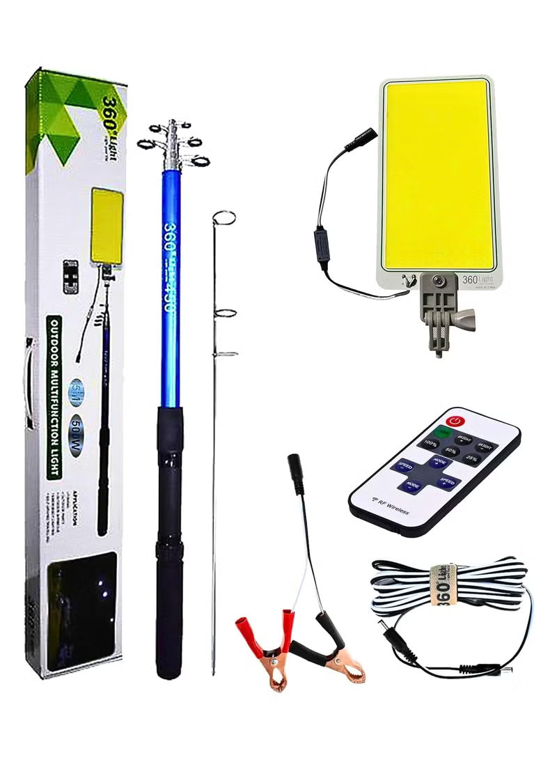 Camping Light, Outdoor Multifunction COB Led Light with Remote Control, 800W 5M