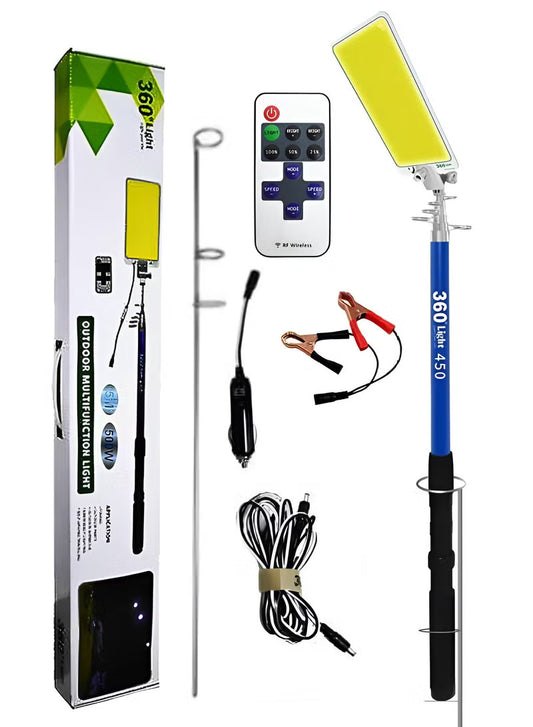 Camping Light, Outdoor Multifunction COB Led Light with Remote Control, 800W 5M