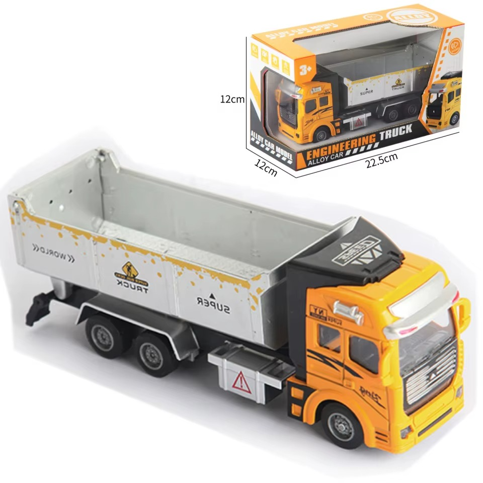 Haizol Engineering Truck Model Excavators 1:50 Scale Dumpers Diecasts Toy Vehicles for Boys