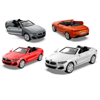 Haizol BMW M8 1:32 Scale Die Cast Metal Model Toy Super Car Lights and Pullback Action