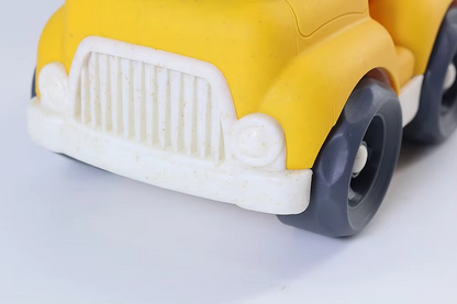 Haizol Toddler Car Toys for 1-3 Year Old, BPA Free, Phthalates Free, PVC, Mixer Cement, Birthday Gifts Dishwasher Safe, Recycled Plastic