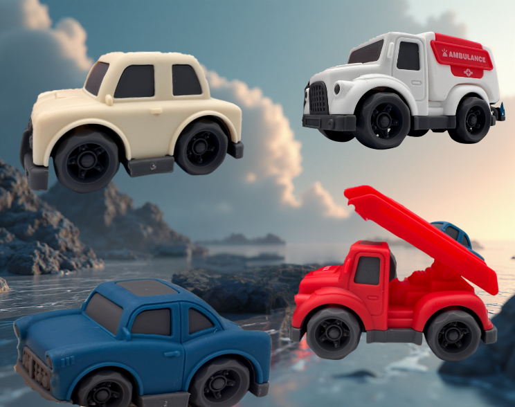 Haizol Toddler Carrier Truck Transport Vehicles Toys - 5 in 1,Lights and Music Kids Toy Cars for Toddlers 1-3