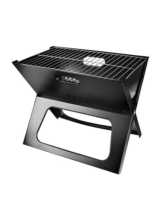 Portable BBQ Charcoal Grill Black 44x27.5 CM