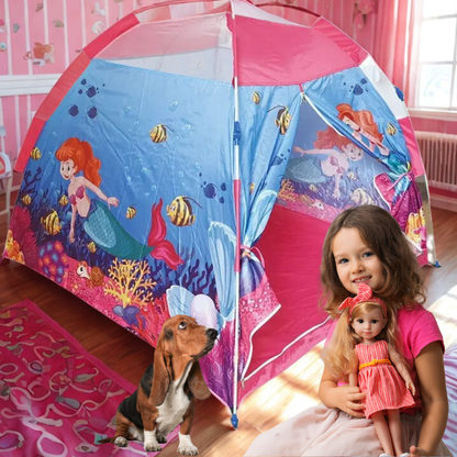 Mermaid Tent , Mermaid Outdoor & Indoor Tent for Kids  120*120*108 CM