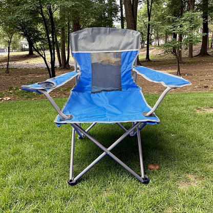 Premium Quality and Durable Lightweight Foldable Camping Chair with Armrests & Built-in