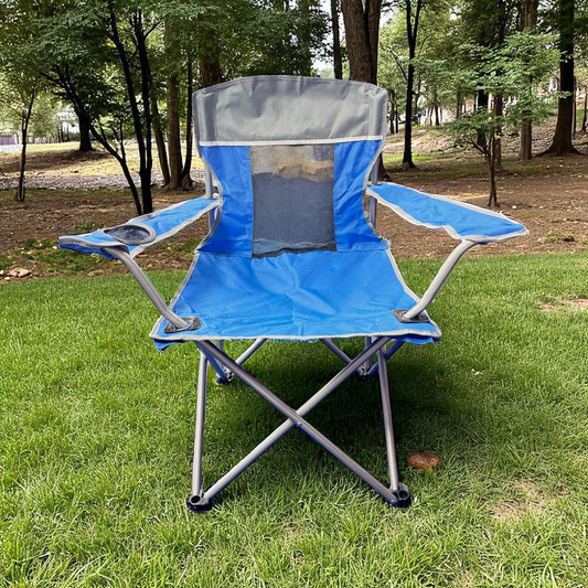 Premium Quality and Durable Lightweight Foldable Camping Chair with Armrests & Built-in