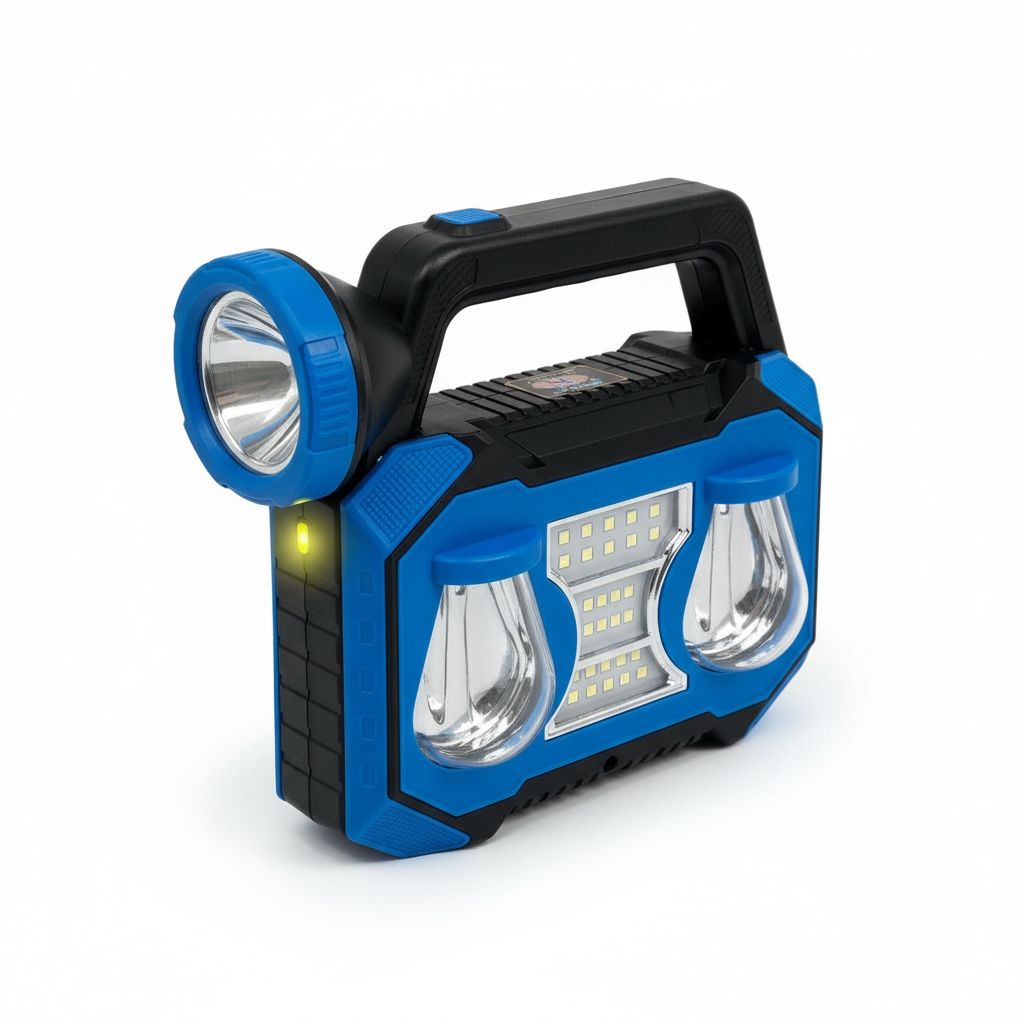 3 IN 1 Solar USB Rechargeable Brightest COB LED Camping Lantern
