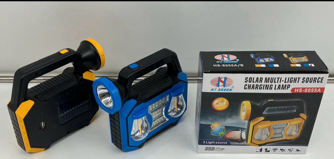 3 IN 1 Solar USB Rechargeable Brightest COB LED Camping Lantern