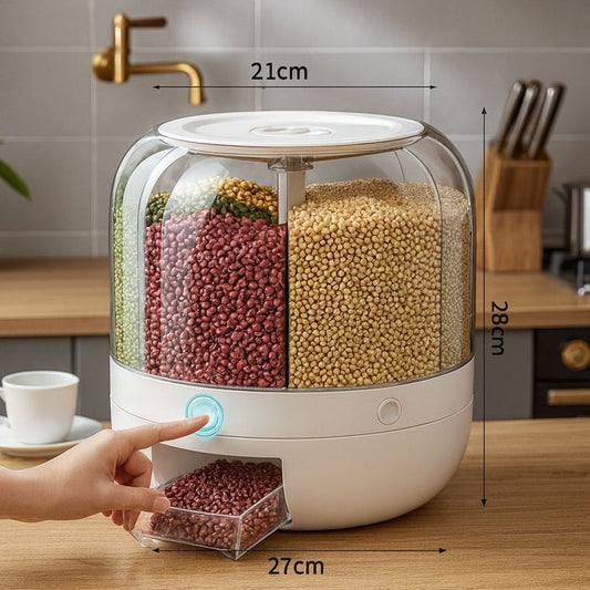 360 Degree Rotating Dry Food Dispenser