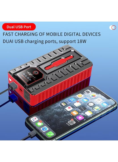 Jump Start Pack,Car Battery Booster Pack, Portable Car Jump Starter Pack, Stable and Intelligent Car Battery Booster, Car Emergency Power Supply