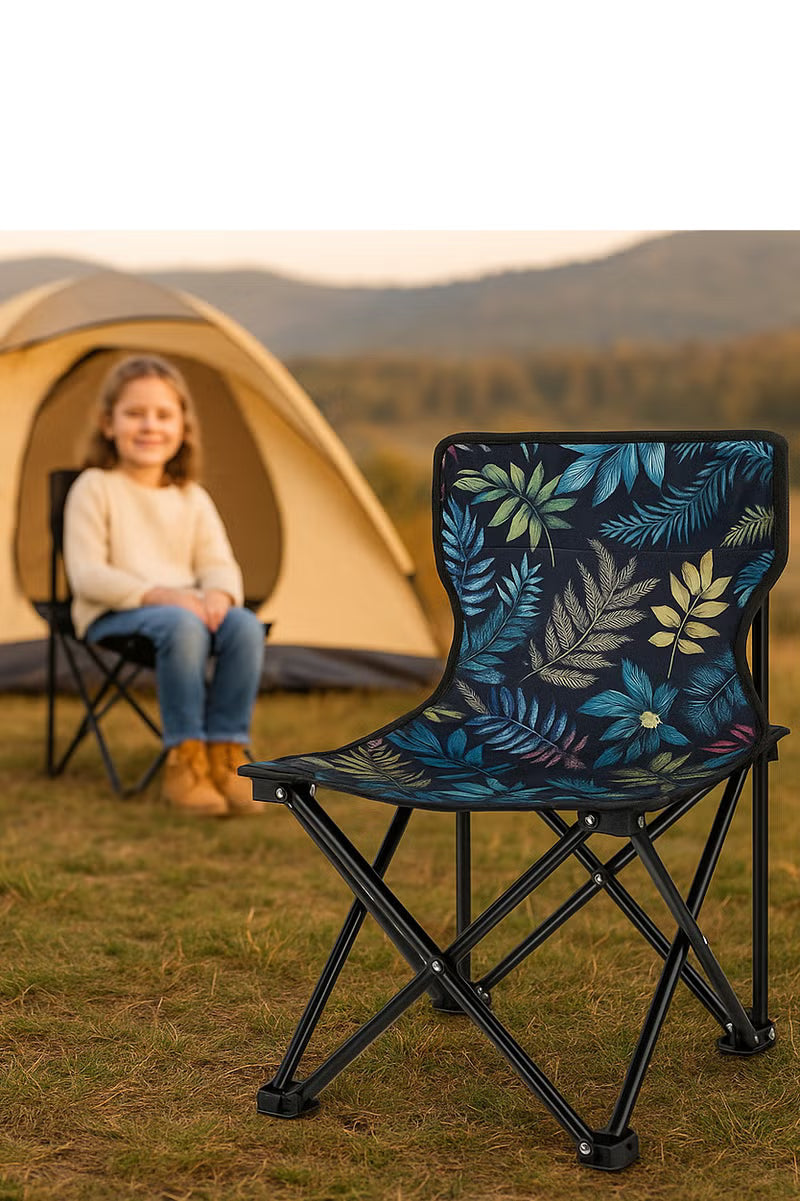 Portable Camping Chair with Carry Bag | Lightweight Foldable Chair for Ages 10 -15 ,SIZE:58*36*31 CM